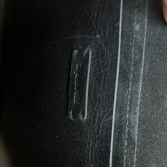 Madewell The Abroad Shoulder Bag, Black Leather Crossbody Purse - Picture 10 of 10